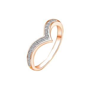[SPECIAL] LITZ 18K Кольцо с бриллиантом из розового золота DR116-R-SZ12
