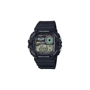 Мужские цифровые часы WS-1700H-1A с черным ремешком из смолы, спортивные