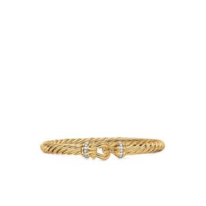 Браслет Cablespira® Buckle из желтого золота с бриллиантами
