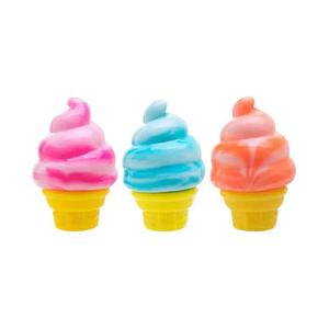 Игрушки и наборы для игр NeeDoh Nice Cream Ice Cream Cone Squishy Fidget Toy 3x Lot 'Orange/Pink/Blue'