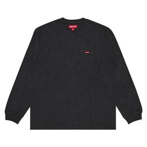 Футболки с длинным рукавом Supreme Small Box Long-Sleeve Tee 'Charcoal'