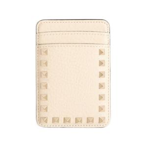 Картхолдер Rockstud из зернистой кожи