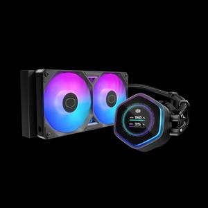 Cooler Master MasterLiquid Atmos II LCD 240mm RGB жидкостный кулер - черный