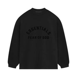 Футболки с длинным рукавом Fear of God Essentials Heavy Jersey Long-Sleeve T-Shirt 'Jet Black'