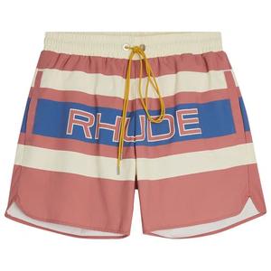 Шорты Rhude Pavil Racing Short 'Orange/Ivory'