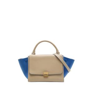 Маленькая сумка-сэтчел Bicolor Leather Trapeze (2014 год)