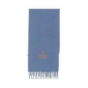 Шарфы Vivienne Westwood 30x236 Slender Scarf 'Синий'