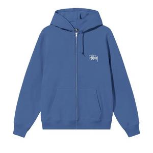 Толстовки на молнии Stussy Basic Zip Hoodie 'Midnight'