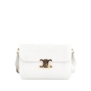 Большая сумка через плечо Triomphe Shoulder Bag Smooth Calfskin