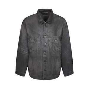 Бомберы Balenciaga Oversized Jacket 'Light Heather Grey/Yellow'