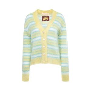 Кардиганы Marni Striped Cardigan 'Yellow/Blue'