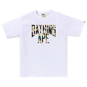 Футболка с коротким рукавом BAPE 1st Camo NYC Logo Tee 'Белый/Желтый'