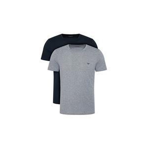 Мужская футболка с коротким рукавом, 2 шт., синяя и серая EM000391 AF18881