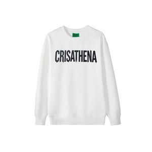 Толстовка Crisathena Brush Hoodie белая
