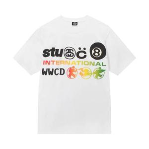 Футболка Stussy x Cactus Plant Flea Market International Tee 'Белый'
