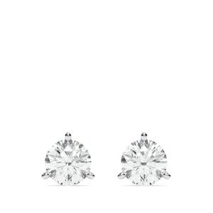 Серьги-гвоздики с бриллиантами