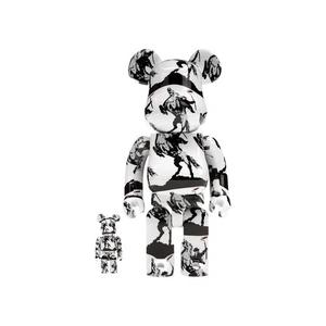 Фигурки BE@RBRICK Highwayman 100% & 400% Set «White/Black»