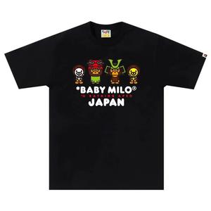Футболки с коротким рукавом BAPE Baby Milo Japan Tee 'Black'