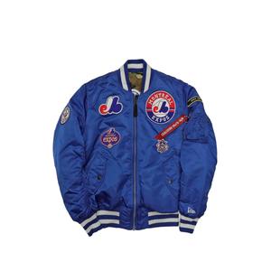 Двусторонний бомбер Montreal Expos из коллаборации с Alpha Industries