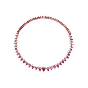 Колье Padparadscha Infinity с сапфирами