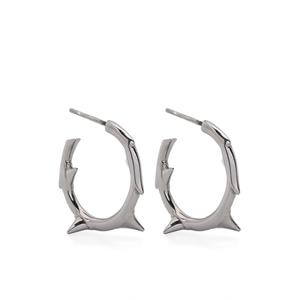 Маленькие серьги-кольца Rose Thorn из стерлингового серебра