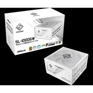 ASRock Steel Legend SL-1000GW 1000W 80Plus Gold сертифицирован, полностью модульный блок питания - белый