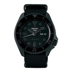 5 Sports SKX Series SRPD79K1 Мужские автоматические аналоговые часы с черным нейлоновым ремешком
