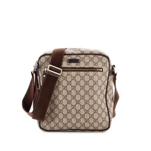 Сумка через плечо Front Zip Messenger GG Coated Canvas Medium