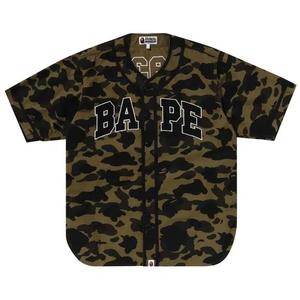 Рубашки на пуговицах BAPE 1st Camo Baseball Shirt 'Зеленый'