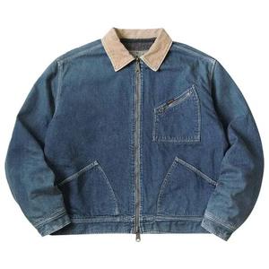 Джинсовые куртки Kapital Denim Bone Lining Reversible Zip Up Work Jacket 'Indigo'