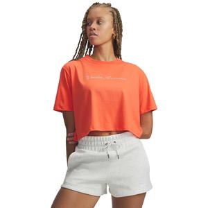 Укороченная футболка с надписью «Wordmark»