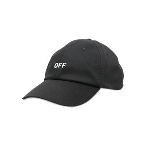 Бейсболки Off-White Drill Off Stamp Baseball Cap «Black/White»