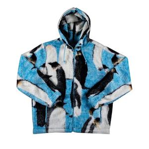 Флисовые куртки Supreme Penguins Hooded Fleece Jacket 'Blue'