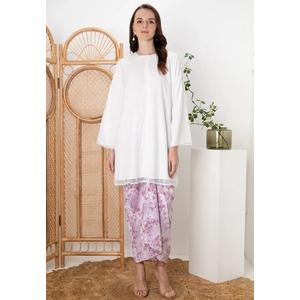 WIDURI Kurung Labuh с кружевом и пайетками и юбка-парео сиреневого цвета