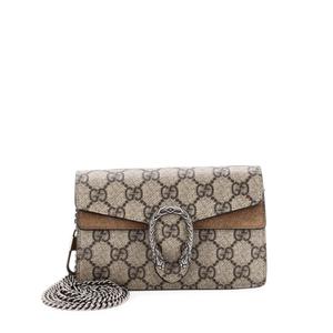 Сумка через плечо Dionysus Bag Coated Canvas Super Mini с узором GG