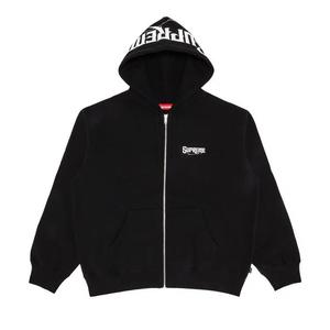 Худи Supreme Mister Cartoon Zip Up Hooded Sweatshirt 'Черный'