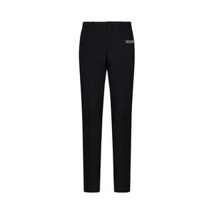 Брюки Off-White Corporate Skinny Pant 'Черный/Белый'