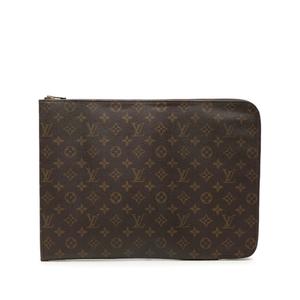 1991 Monogram Poche Documents Portfolio деловая сумка