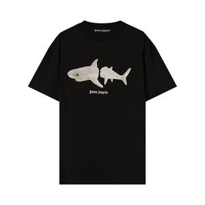 Футболки Palm Angels Shark Classic Tee 'Black/White'