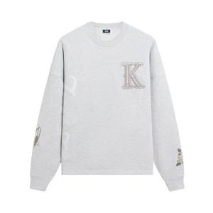 Свитшоты Kith Varsity Lawson Crewneck 'Light Heather Grey'