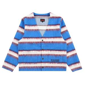 Кардиганы Pleasures Stack Cardigan «Синий»