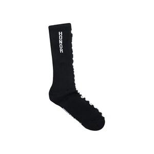 Носки и колготки Honor The Gift Embroidery Edge Ribbed Sock 'Черный'