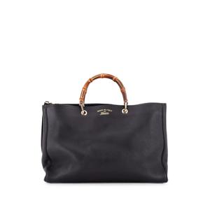 Bamboo Shopper Leather Large tote bag