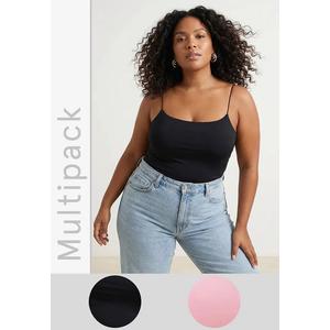 Набор из 2 больших маек Anthracite-Pink Tbbss25Cv00018