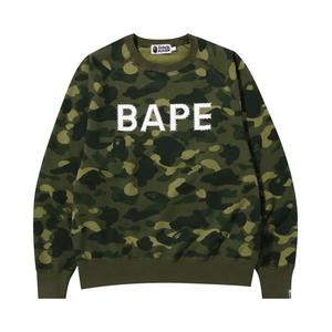 Свитеры BAPE Color Camo Crystal Stone Relaxed Fit Crewneck 'Green'