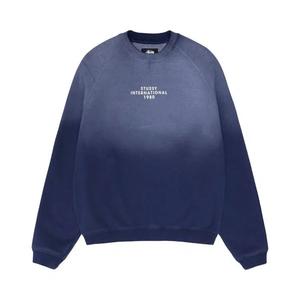 Футболка с длинным рукавом Stussy Raglan Sleeve Crew 'Navy'