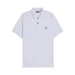 Поло Stone Island Compass Patch Logo Polo Shirt 'White'