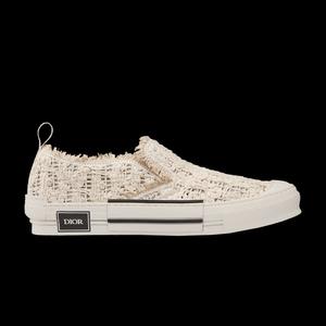 Кроссовки Dior B23 Slip-On 'Dior Oblique Macramé - Beige'