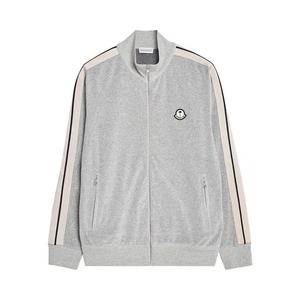 Кардиганы Palm Angels x Moncler Zip Up Cardigan 'Light Grey'