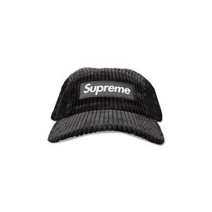 Кепки Supreme Corduroy Camp Cap 'Black'